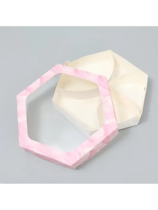 Коробка кондитерская складная, упаковка &laquo;Зефир&raquo;, 23&times;20&times;4 см