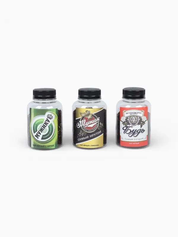 Чай подарочный &laquo;23 февраля&raquo;, набор 50 г &times; 3 шт. (18+)