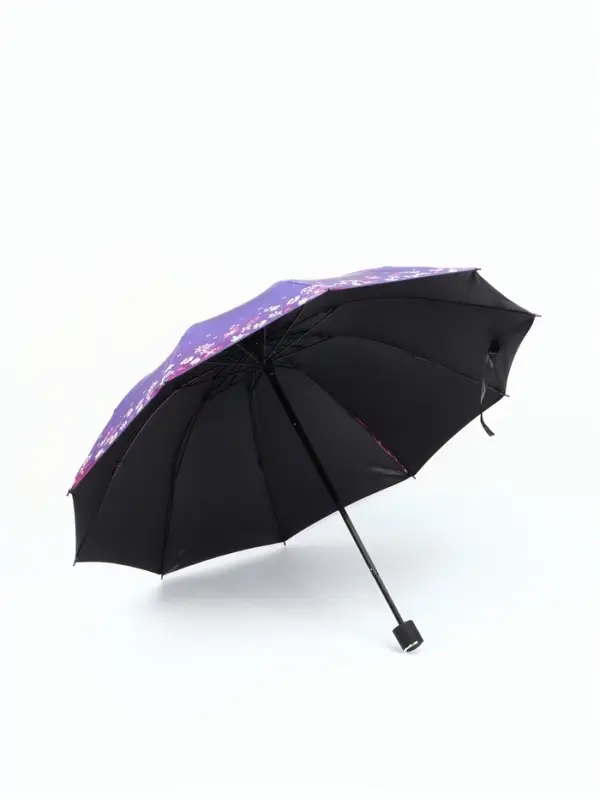 Зонт механический &laquo;Хамелеон&raquo;, эпонж, 4 сложения, 10 спиц, R=49/56 см, d=98 см, МИКС