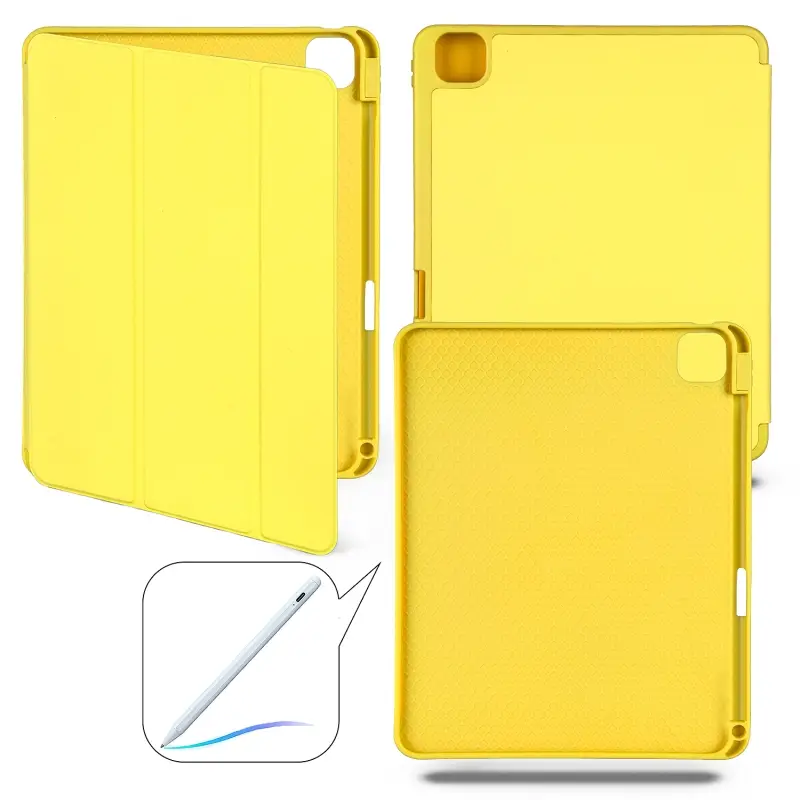 Чехол-книжка iPd Pro 11 (2024) Smart case (Pencil) Yellow №4