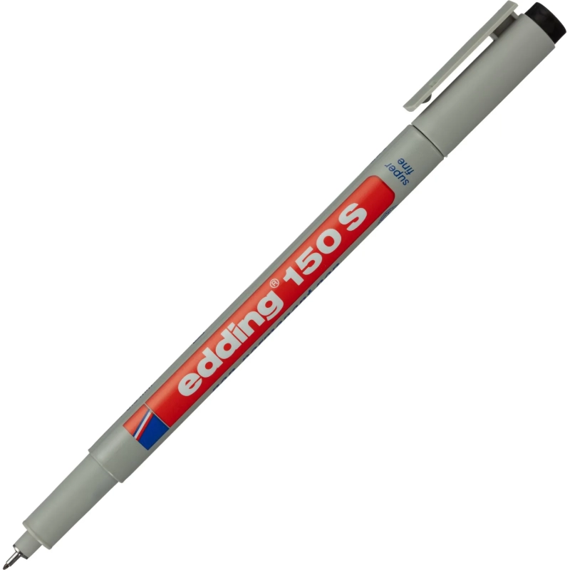 Маркер для глянц.поверх. EDDING E-150/1 S черный 0,3мм стираемый