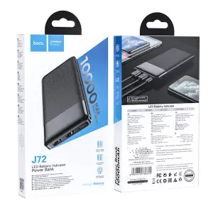 Портативный аккумулятор 10000 mAh J72 HOCO черный
