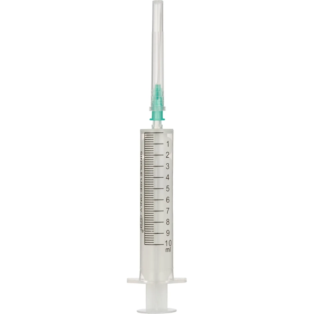 Шприц 2-комп. однораз. 10мл LS 21G(0,8x40) прил. 100шт/уп SFM