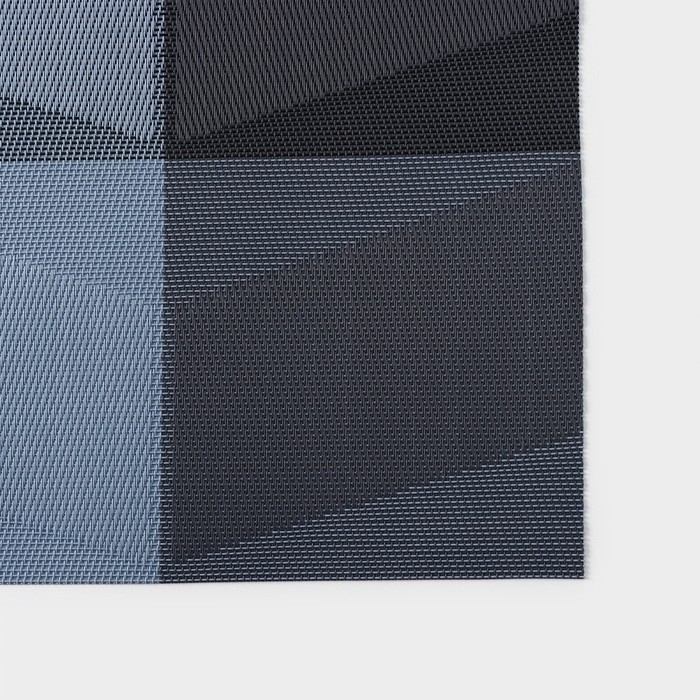 Салфетка сервировочная на стол «Пудра», 45,5×30 см, цвет бежево-синий Салфетка сервировочная на стол «Пудра», 45,5×30 см, цвет бежево-синий