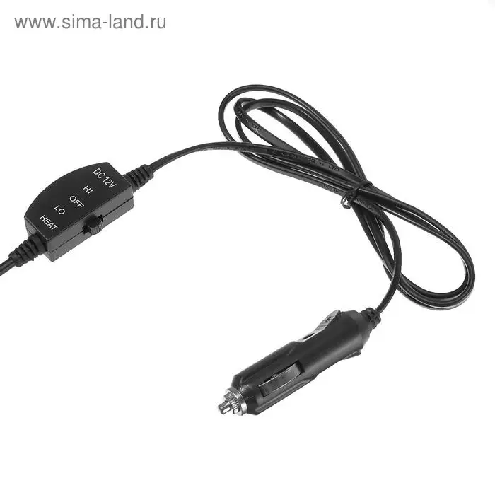 Накидка с подогревом TORSO, 12 В, регулятор, 55&times;27 см, провод 200 см, чёрная