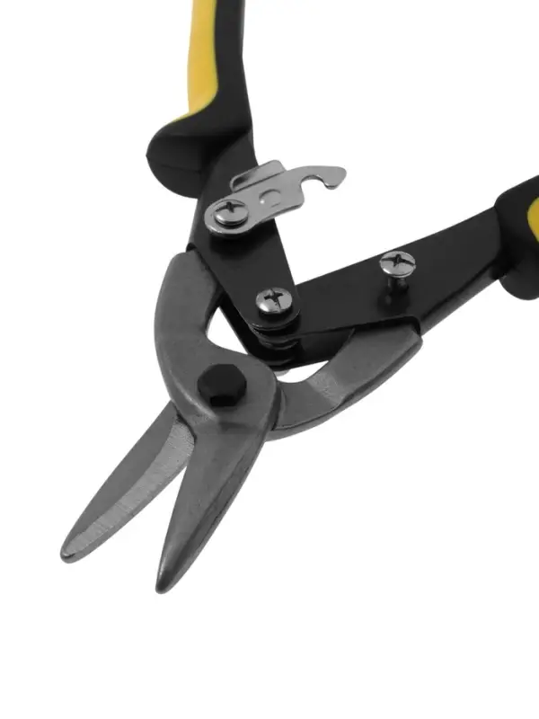 Ножницы по металлу ТУНДРА, 2К рукоятки, прямой рез, 250 мм