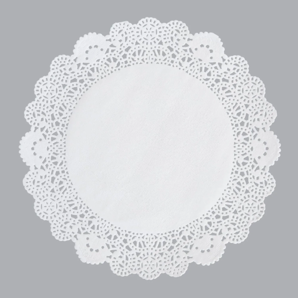 Салфетки ажурные AVIORA бумажные круглые D16см 250шт/уп
