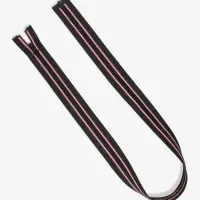 Молния &laquo;Трактор&raquo;, №5, разъёмная, замок автомат, 80 см, чёрная, красная, белая