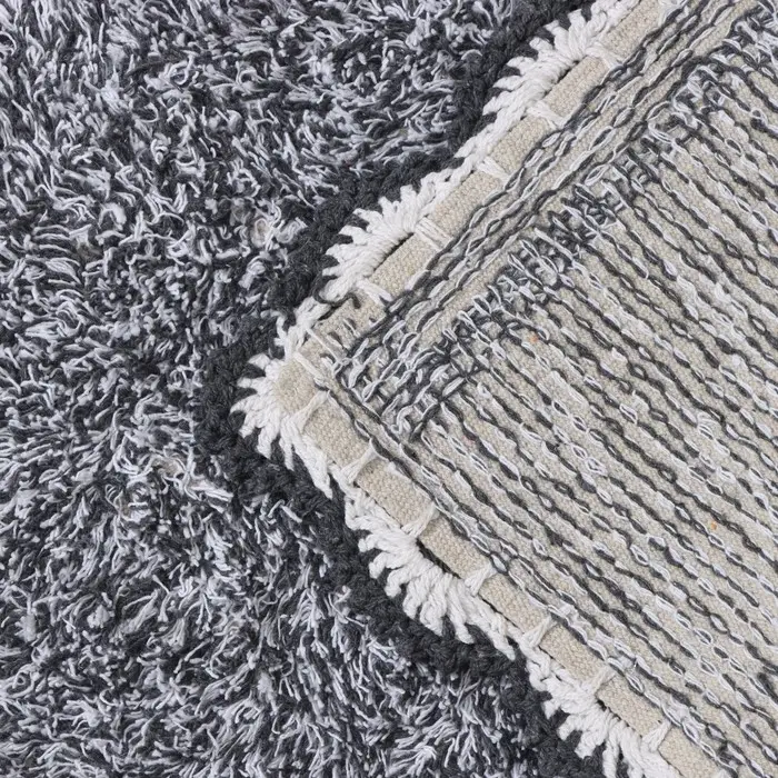 Коврик для дома Доляна &laquo;Тэя&raquo;, 50&times;80 см, чёрный