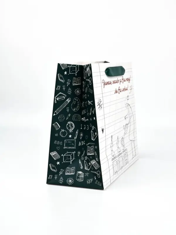 Подарочный пакет с открыткой &laquo;Классному классному&raquo;, 23 &times; 27 &times; 11,5 см