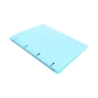 Тетрадь на кольцах ErichKrause. Pastel А4, 80 листов, в клетку, пластиковая обложка, блок офсет, 100% белизна, МИКС