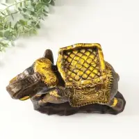 Копилка для денег &laquo;Слон счастья&raquo;, гипс под золото, 27&times;30&times;19 см