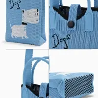 Сумка подр Пес, 12*4*17, отд на кнопке, дл ремень, голубой Сумка подр Пес, 12*4*17, отд на кнопке, дл ремень, голубой