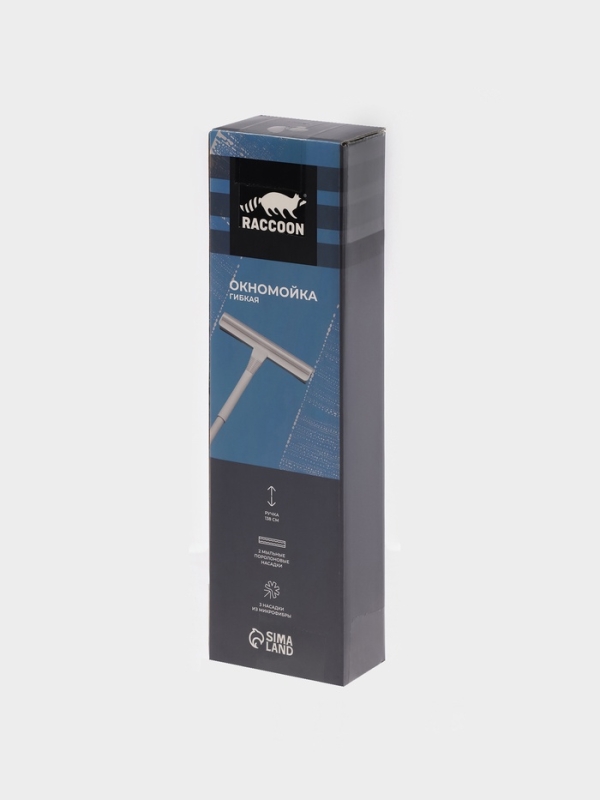 Окномойка гибкая, 5 насадок, с заглушкой, составная 4х секционная ручка, 138 см Окномойка гибкая, 5 насадок, с заглушкой, составная 4х секционная ручка, 138 см