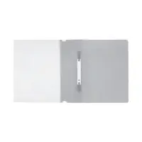 Папка-скоросшиватель Calligrata, А5, 180 мкм, серая с прозрачным верхом