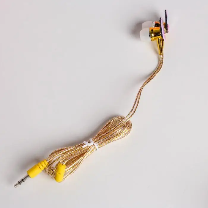 Наушники проводные новогодние &laquo;Счастья и радости&raquo;, 1,2 м