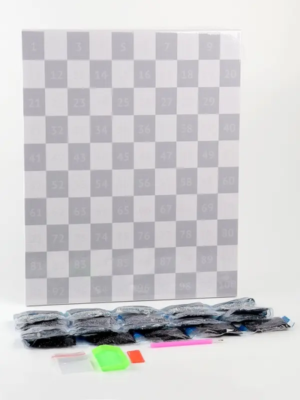 Алмазная мозаика по фото с полным заполнением &laquo;Gray&raquo;, на холсте с подрамником, 40&times;50 см