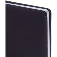Ежедневник недатированный A6+, 136л, VELVET  темно-синий navy 3-495/16