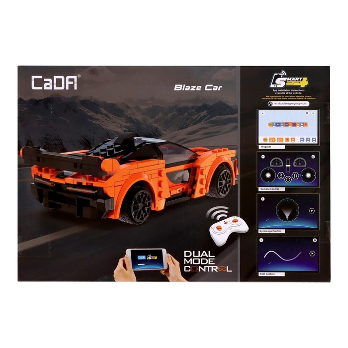 Конструктор радиоуправляемый «Спорткар», 295 деталей, 2 варианта управления Конструктор радиоуправляемый «Спорткар», 295 деталей, 2 варианта управления