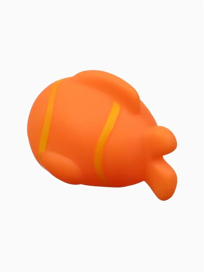 Новогодний набор резиновых игрушек для ванны Крошка Я, 6 шт., с пищалкой