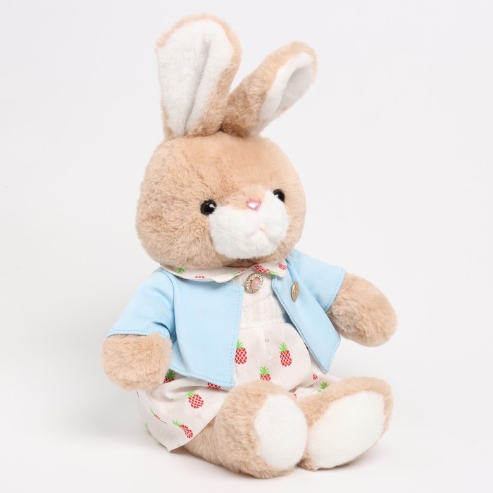 Мягкая игрушка Little Friend, зайка в платье и голубой кофточке, 38 см Мягкая игрушка Little Friend, зайка в платье и голубой кофточке, 38 см