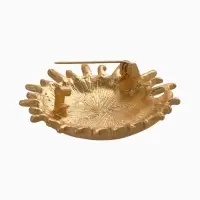 Брошь &laquo;День и Ночь&raquo;, цвет матовое золото