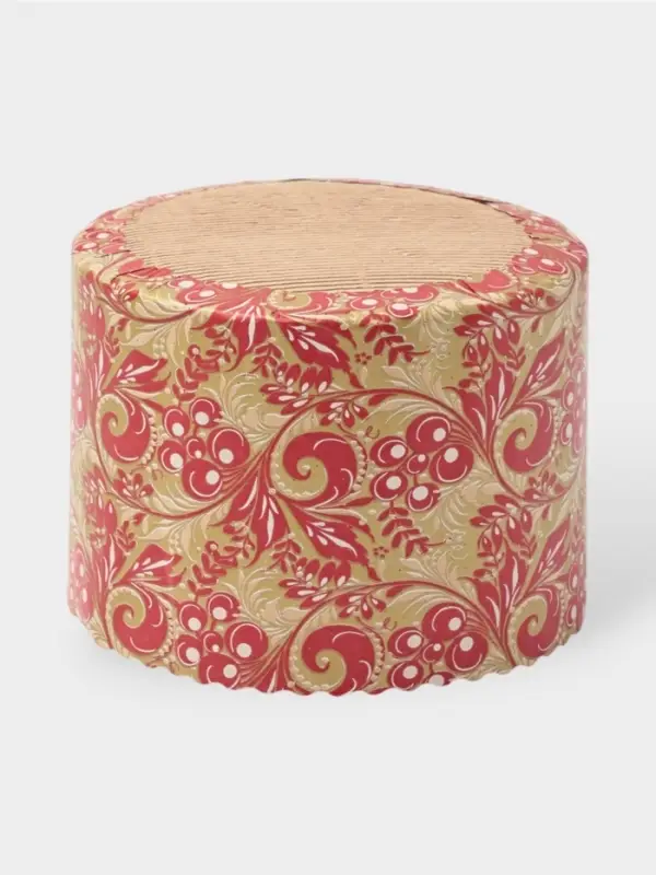 Формы для выпечки кулича бумажные, одноразовые, набор 10 шт., 13.4&times;9.5 см, красные