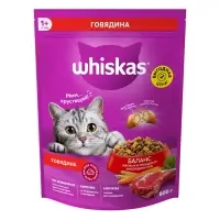 Сухой корм Wiskas для кошек, подушечки с нежным паштетом, говядина, 800 г
