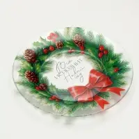 Тарелка ноовгодняя &laquo;Венок на Новый год&raquo;, 19.6 см