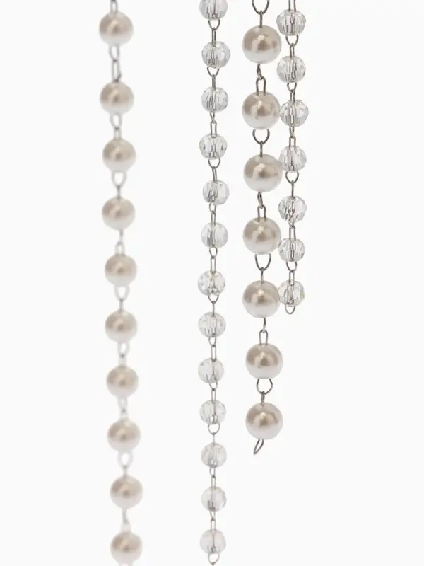 Украшение для волос «Паутина», 50 см, белое в серебре Украшение для волос «Паутина», 50 см, белое в серебре