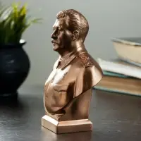 Бюст &laquo;Сталин&raquo;, фигурка гипс, большой, 6&times;15&times;5 см