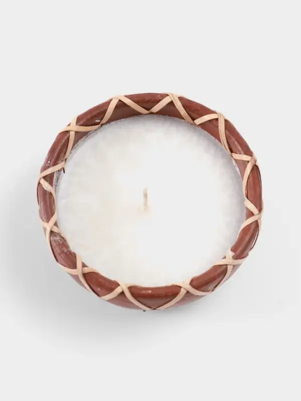 Свеча в керамической чаше, 11&times;11&times;5 см