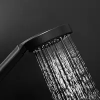 Лейка для душа ZEIN Z3212, 3 режима, средняя, пластик, чёрная