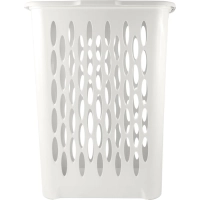 Корзина для белья Keeplex Light с крышкой 37л белое облако