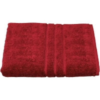 Полотенце махровое Luscan/бордюр 450г/м2, 70х140, бордо