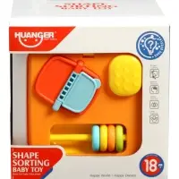 Сортер "Кубик" с шестеренками и фигурами