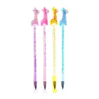 Вечный карандаш чернографитный Calligrata &laquo;Жираф&raquo;, НВ, МИКС