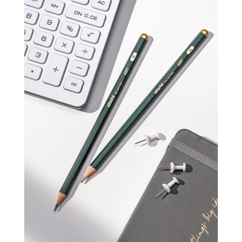 Карандаш чернографитный Art, HB, шестигр, б/ласт