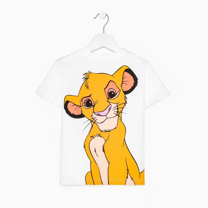 Футболка детская Simba, цвет белый, рост 92-98 см (2-3 года)