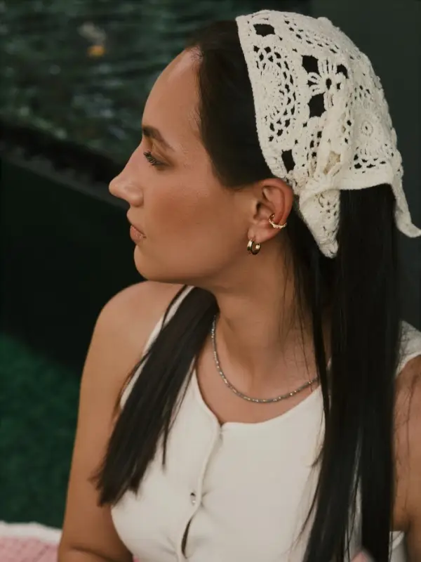 Набор серьги и каффы 4 шт. "Минимализм" водопад, цвет золото