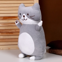 Мягкая игрушка «Кот», 45 см, цвет серый