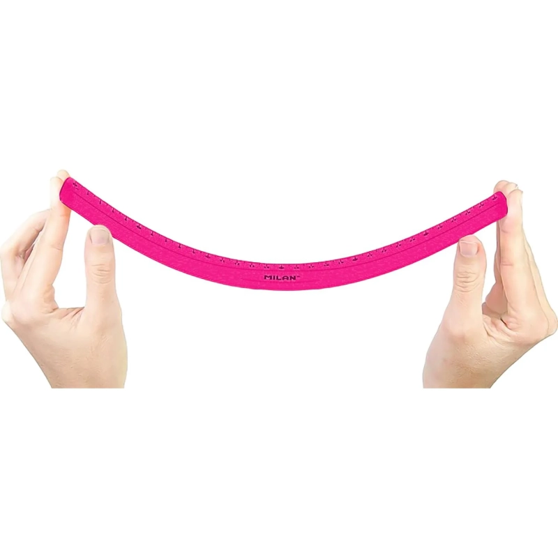 Milan Набор чертежный большой Flex & resistant цвет розовый