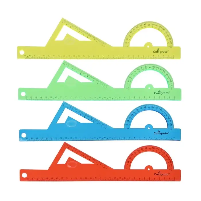 Линейка гибкая, силиконовая, 30 см, многофункциональная, МИКС Линейка гибкая, силиконовая, 30 см, многофункциональная, МИКС