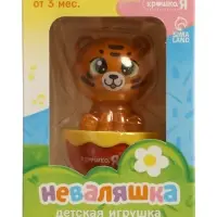 Игрушка детская, неваляшка &laquo;Тигрёнок&raquo;, оранжевый