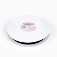 Лента бархатная, 15 мм, 18&plusmn;1 м, чёрная №03