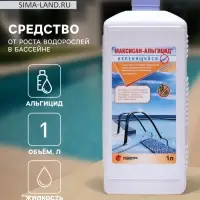 Средство от роста водорослей в бассейне Родемос &laquo;Максисан-альгицид&raquo;, непенящийся, 1 л