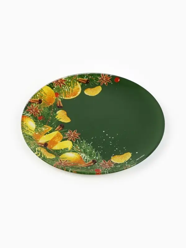 Тарелка плоская новогодняя &laquo;Аромат праздника&raquo;, d=20 см