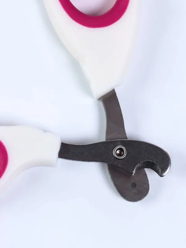 Ножницы - когтерезы, c отверстием для когтей, цвет МИКС