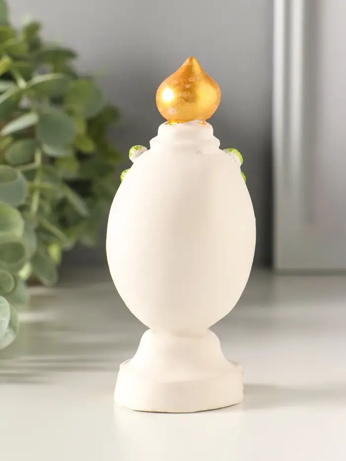 Фигурка гипс &laquo;Яйцо с куполом&raquo;, 11&times;5 см