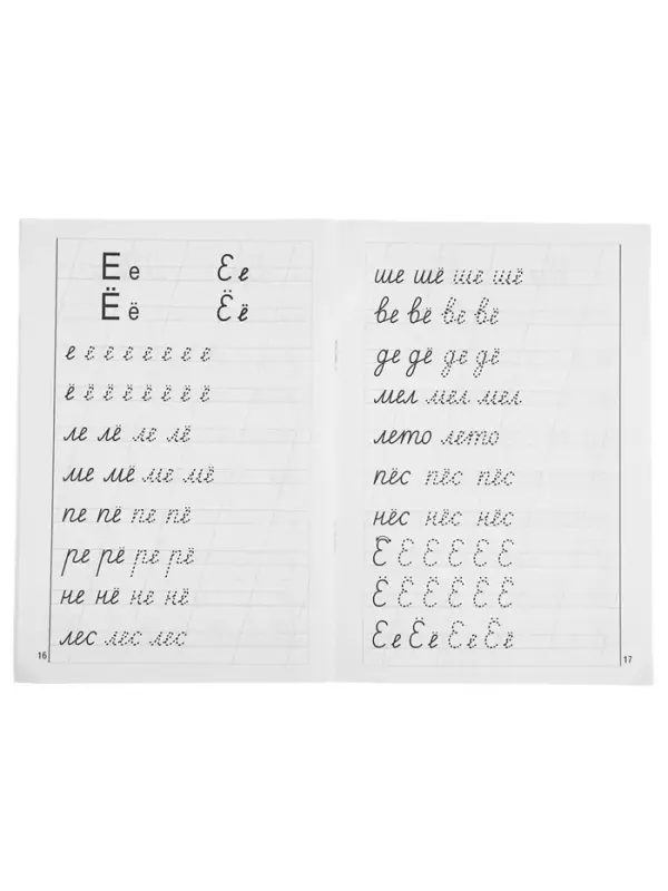 Рабочая тетрадь для детей 6-7 лет &laquo;Мои первые прописи&raquo;, Бортникова Е.